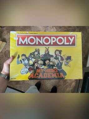Monopoly My Hero Academia Board Game - Yellow Cover